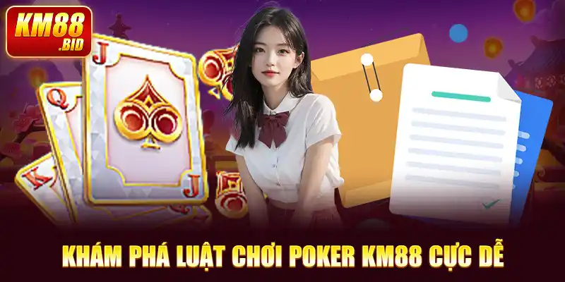 Khám phá luật chơi poker KM88 cực dễ